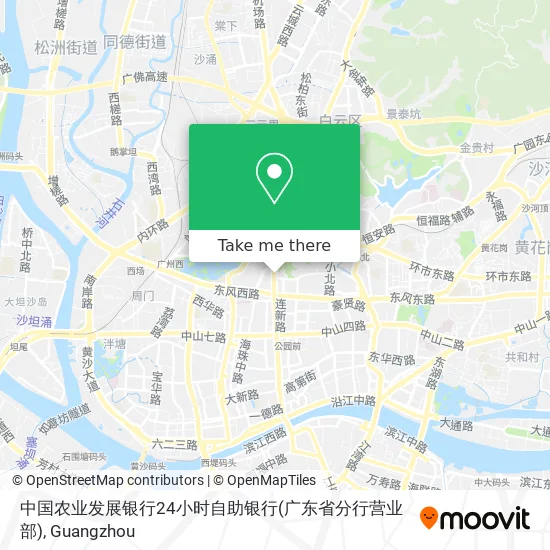 中国农业发展银行24小时自助银行(广东省分行营业部) map