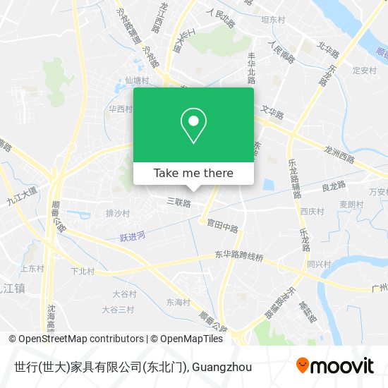 世行(世大)家具有限公司(东北门) map