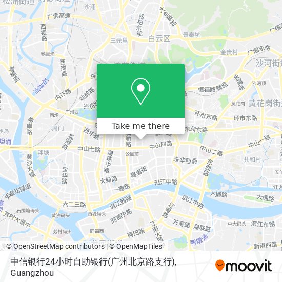 中信银行24小时自助银行(广州北京路支行) map