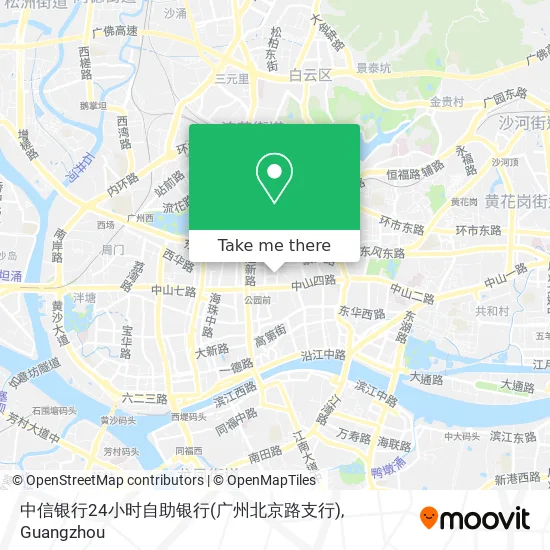 中信银行24小时自助银行(广州北京路支行) map
