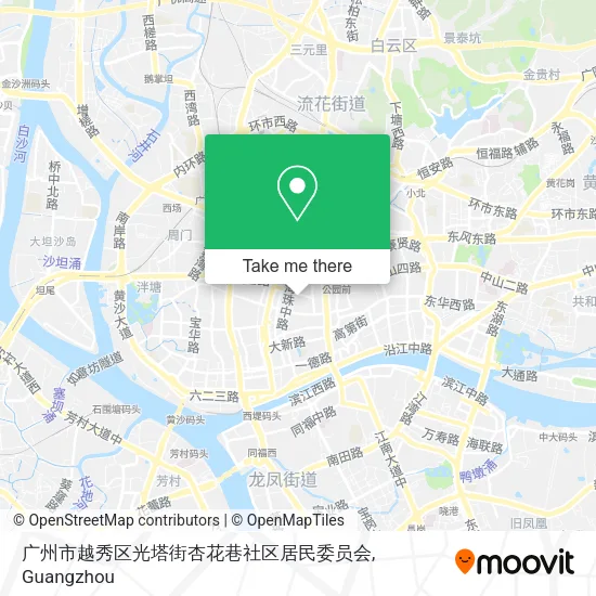 广州市越秀区光塔街杏花巷社区居民委员会 map