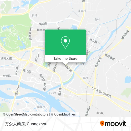 万众大药房 map