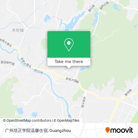 广州培正学院温馨住宿 map