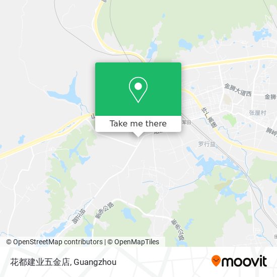 花都建业五金店 map