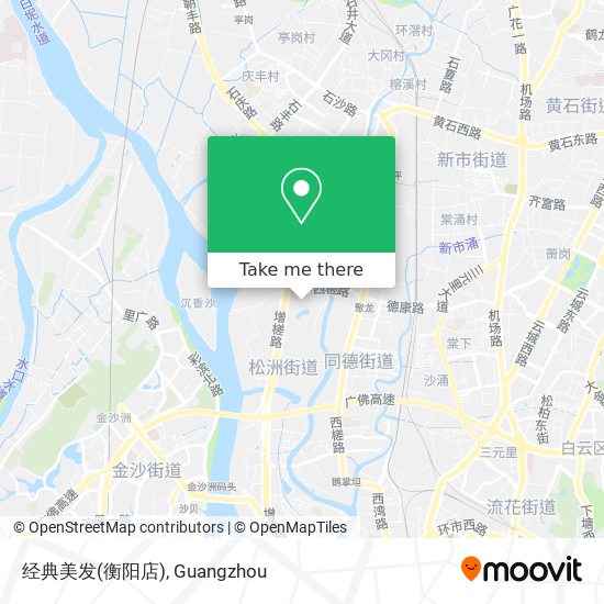 经典美发(衡阳店) map