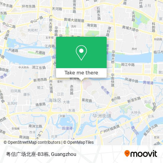 粤信广场北座-B3栋 map