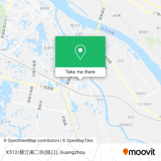 X512/横江南二街(路口) map