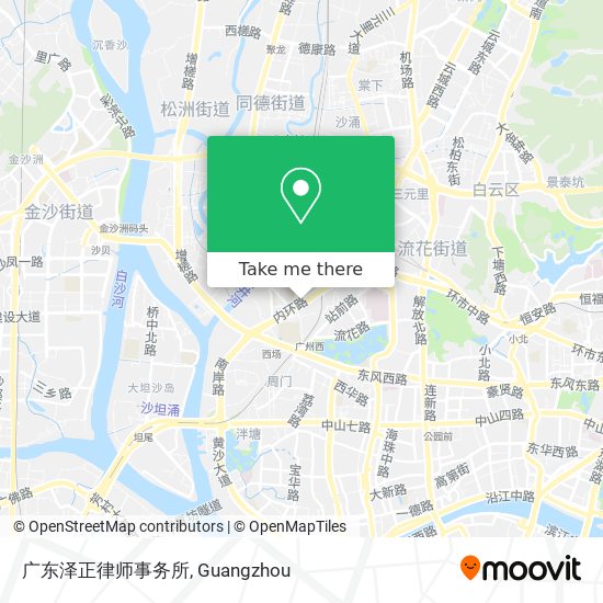 广东泽正律师事务所 map
