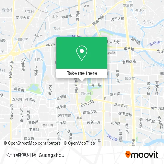 众连锁便利店 map