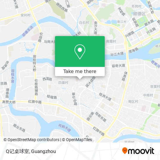 Q记桌球室 map