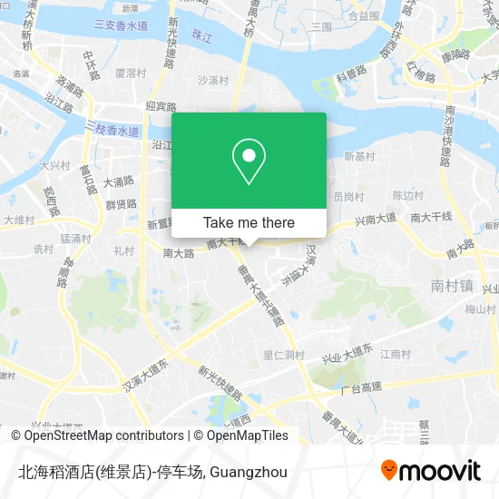 北海稻酒店(维景店)-停车场 map