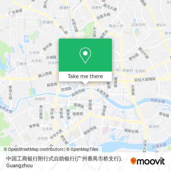 中国工商银行附行式自助银行(广州番禺市桥支行) map