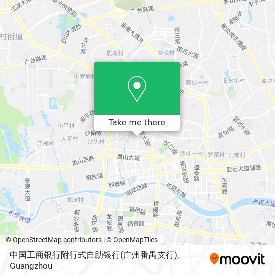 中国工商银行附行式自助银行(广州番禺支行) map