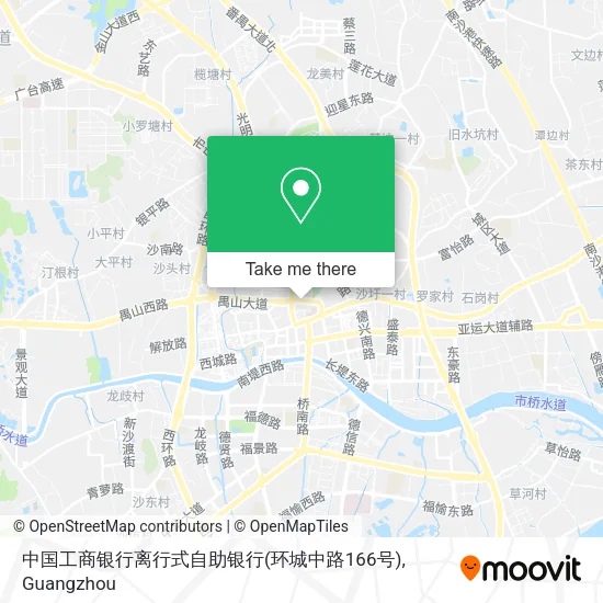 中国工商银行离行式自助银行(环城中路166号) map
