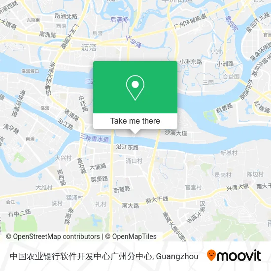 中国农业银行软件开发中心广州分中心 map