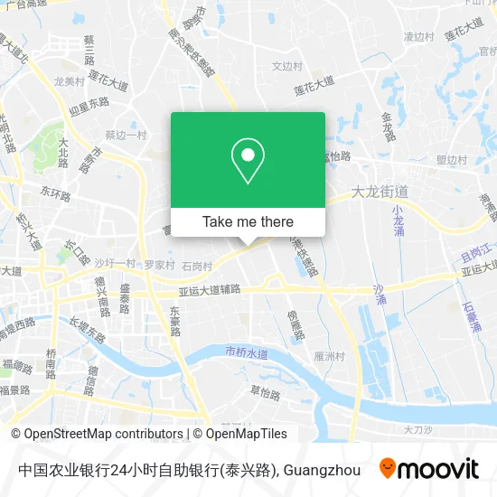 中国农业银行24小时自助银行(泰兴路) map