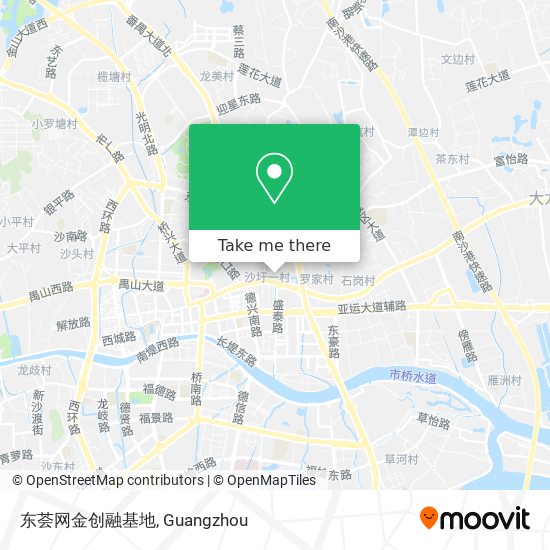东荟网金创融基地 map