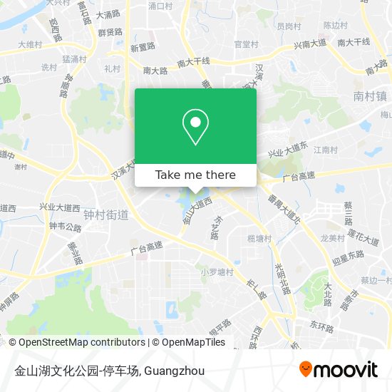 金山湖文化公园-停车场 map