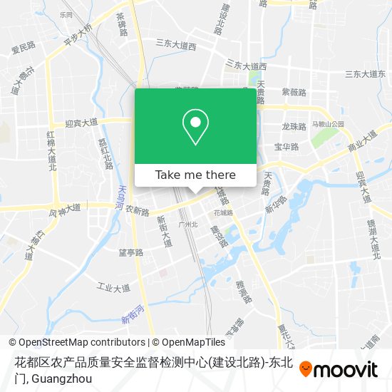花都区农产品质量安全监督检测中心(建设北路)-东北门 map