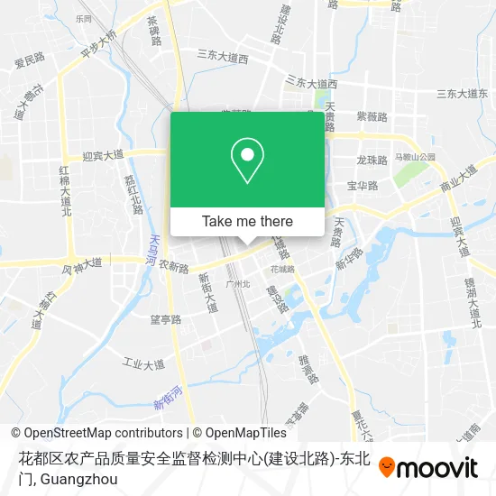 花都区农产品质量安全监督检测中心(建设北路)-东北门 map