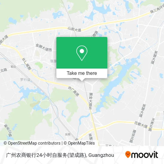 广州农商银行24小时自服务(望成路) map