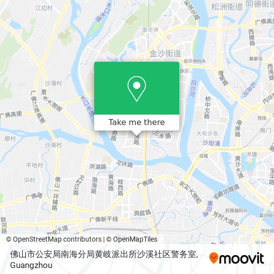 佛山市公安局南海分局黄岐派出所沙溪社区警务室 map