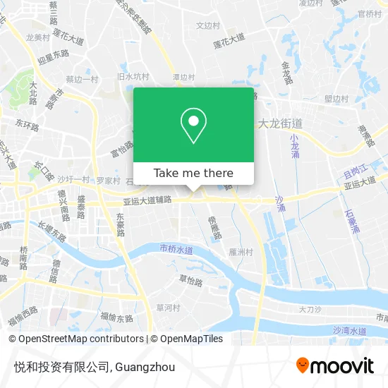 悦和投资有限公司 map