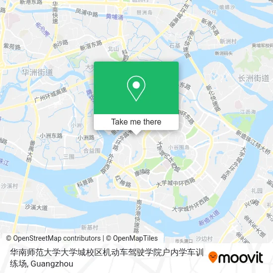 华南师范大学大学城校区机动车驾驶学院户内学车训练场 map