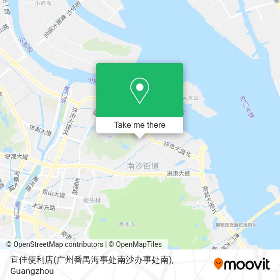 宜佳便利店(广州番禺海事处南沙办事处南) map