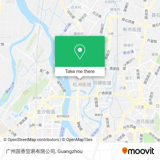 广州国香贸易有限公司 map