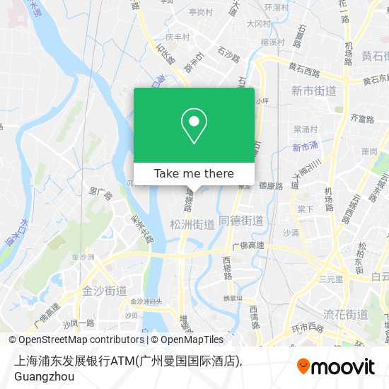上海浦东发展银行ATM(广州曼国国际酒店) map