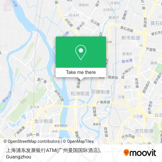 上海浦东发展银行ATM(广州曼国国际酒店) map