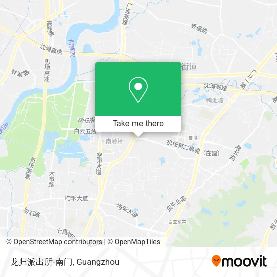 龙归派出所-南门 map