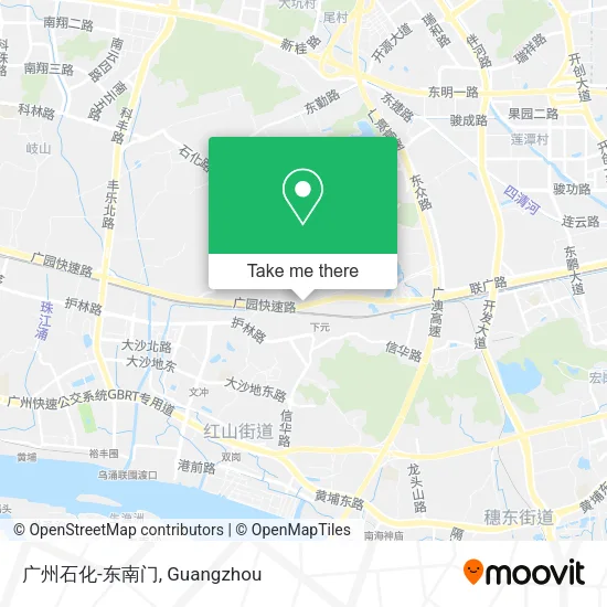 广州石化-东南门 map