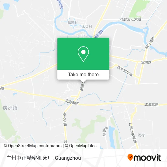 广州中正精密机床厂 map