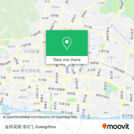 金田花苑-东2门 map