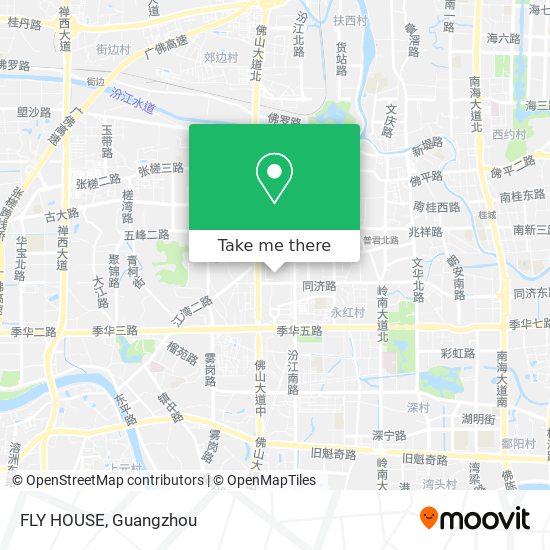 FLY HOUSE map