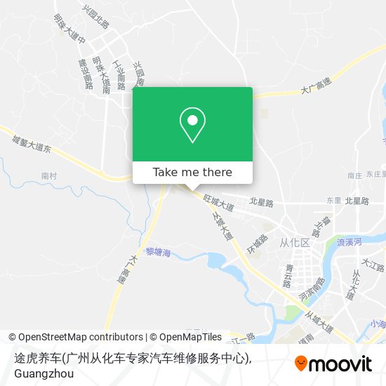 途虎养车(广州从化车专家汽车维修服务中心) map