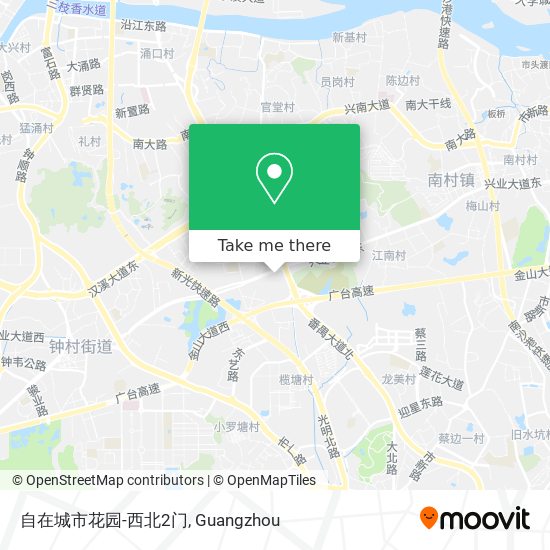 自在城市花园-西北2门 map