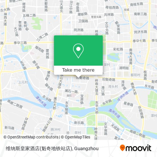 维纳斯皇家酒店(魁奇地铁站店) map