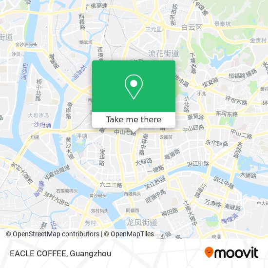 EACLE COFFEE map