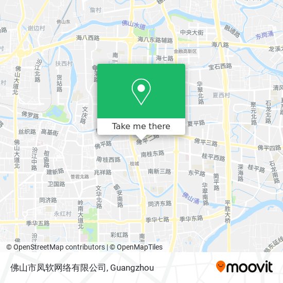 佛山市凤软网络有限公司 map