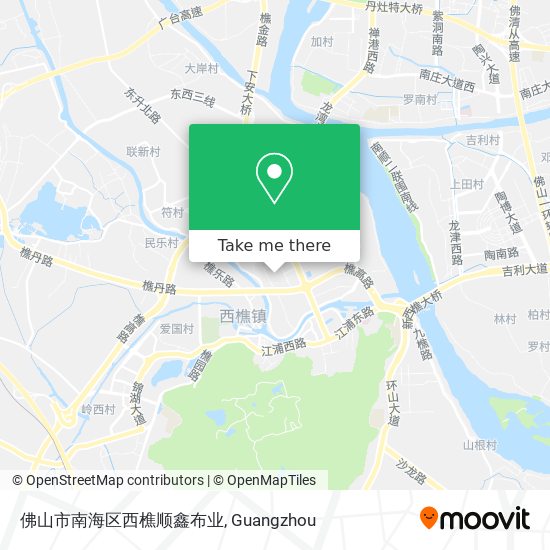 佛山市南海区西樵顺鑫布业 map