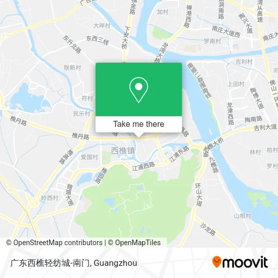 广东西樵轻纺城-南门 map