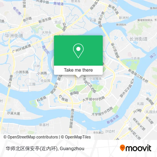 华师北区保安亭(近内环) map