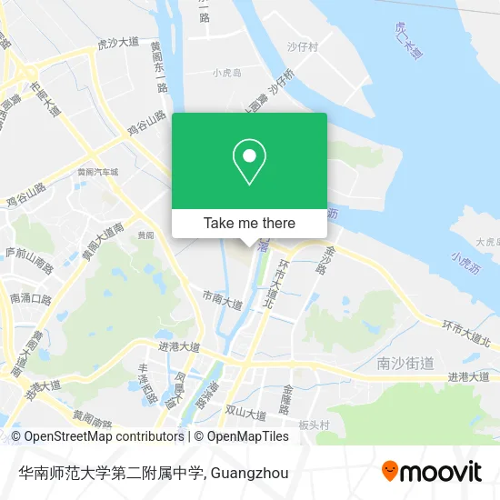 华南师范大学第二附属中学 map