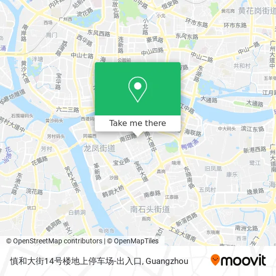 慎和大街14号楼地上停车场-出入口 map