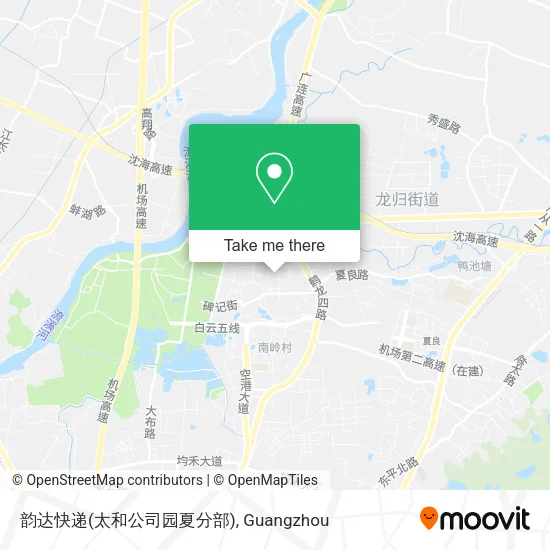 韵达快递(太和公司园夏分部) map