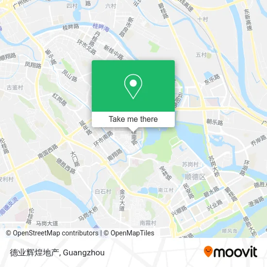 德业辉煌地产 map