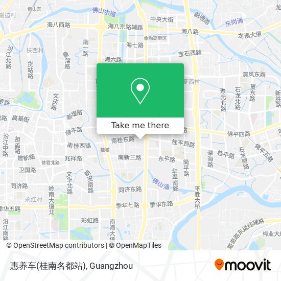惠养车(桂南名都站) map